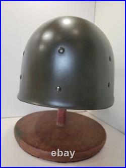 Ww2 Us M-1 Helmet, Original Fix Bale With Westinghouse Rayon Webbed Liner