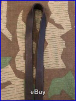 Ww2 Wwii German Leather Strap Sling Original Wehrmacht Military Field Army Rare