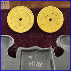 Wwii Army Air Corps Pilot Wings Badge 3 Size Graduation Box Balfour Ww2
