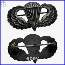 Wwii Army Jump Wings Parachutist Badge Airborne Paratrooper Insignia Sterling Wwii Army Jump Wings Parachutist Badge Airborne Paratrooper Insignia Sterling