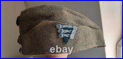 Wwii Hungary Army Original Hat Old Military Cap Cockade Badge Sign War Era Ww2