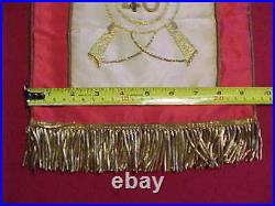 Wwii Italian Army Trumpet Banner 40th Infantry Division Excellent