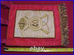 Wwii Italian Army Trumpet Banner 40th Infantry Division Excellent