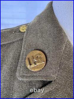 Wwii Us Army 43rd Division And 6th Army Patches Service Jacket Named