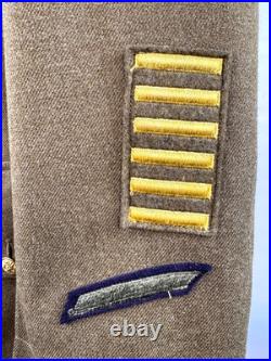 Wwii Us Army 43rd Division And 6th Army Patches Service Jacket Named