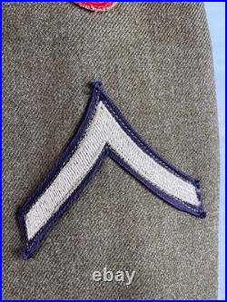 Wwii Us Army 43rd Division And 6th Army Patches Service Jacket Named Wwii Us Army 43rd Division And 6th Army Patches Service Jacket Named