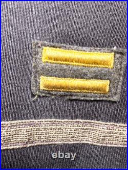 Wwii Us Army 4th Army Ssi Officers Jacket With Captains Bars Size 38r Named