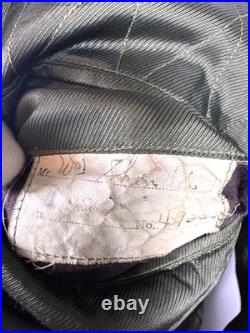 Wwii Us Army 4th Army Ssi Officers Jacket With Captains Bars Size 38r Named