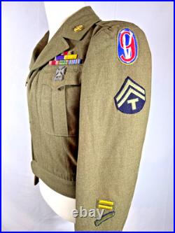 Wwii Us Army 95th Infantry Division Ike Jacket Dated