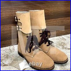 Wwii Us Army Combat Service Boots High Quality Men Retro Tactical Leather Boots