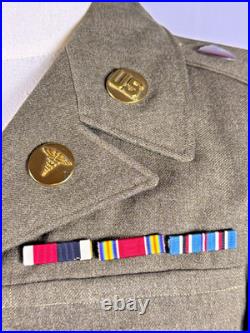 Wwii Us Army Enlisted Ike Jacket 1st Cavalry Division Dated & Named
