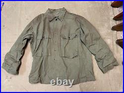 Wwii Us Army Hbt Combat Field Jacket-size Large 44r, By Sm Wholesale