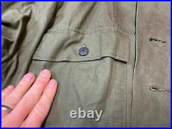 Wwii Us Army Hbt Combat Field Jacket-size Large 44r, By Sm Wholesale