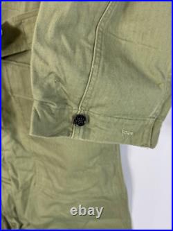 Wwii Us Army Hbt Tanker Coveralls Original 1943 One-piece Suit