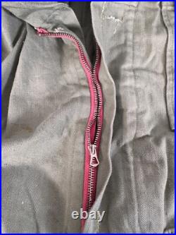 Wwii Us Army Hbt Tanker Coveralls Original 1943 One-piece Suit