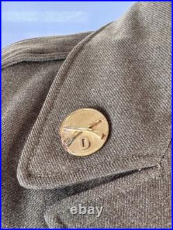 Wwii Us Army Ike Jacket 32nd & 14th Armored DIV Patches Dated 1944 Wwii Us Army Ike Jacket 32nd & 14th Armored DIV Patches Dated 1944