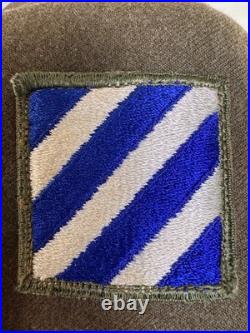 Wwii Us Army Ike Jacket 3rd Infantry Division & 30th Infantry Dui Cib Dated