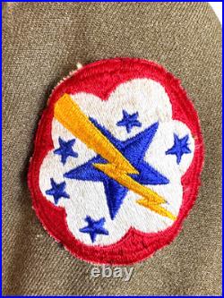Wwii Us Army Ike Jacket Anti-aircraft Command 1944 Dated Wwii Us Army Ike Jacket Anti-aircraft Command 1944 Dated