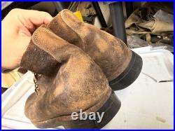 Wwii Us Army Infantry Rough Outs Combat Field Boots- Size 11, Sm Wholesale