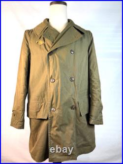 Wwii Us Army Mackinaw Coat 1943 Model Size 38r Original Green Wwii Us Army Mackinaw Coat 1943 Model Size 38r Original Green
