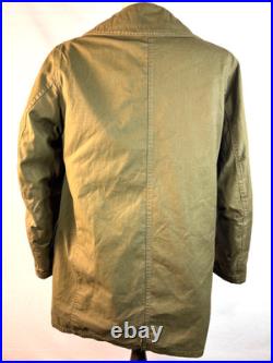 Wwii Us Army Mackinaw Coat 1943 Model Size 38r Original Green