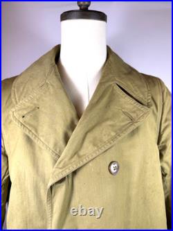 Wwii Us Army Mackinaw Coat Type 2 1943 Oak Brand Mfg Size 38r Original