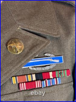 Wwii Us Army Military Police Uniform Shaef & First Army Patches Wwii Us Army Military Police Uniform Shaef & First Army Patches