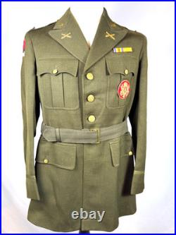 Wwii Us Army Officer Jacket & Breeches West Point & 2nd Army Pathes Named Wwii Us Army Officer Jacket & Breeches West Point & 2nd Army Pathes Named