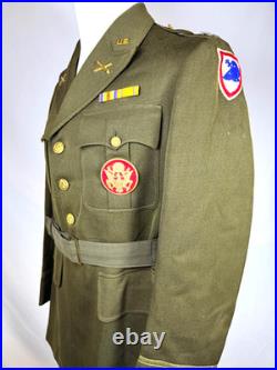 Wwii Us Army Officer Jacket & Breeches West Point & 2nd Army Pathes Named Wwii Us Army Officer Jacket & Breeches West Point & 2nd Army Pathes Named