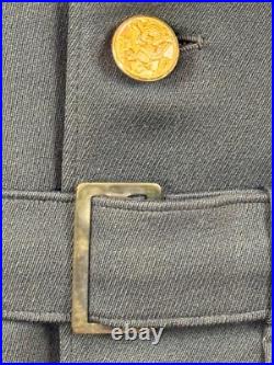 Wwii Us Army Officer Tunic 8th Army & 33rd ID Patches Named & Dated 1944