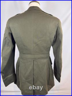 Wwii Us Army Officer Tunic 8th Army & 33rd ID Patches Named & Dated 1944 Wwii Us Army Officer Tunic 8th Army & 33rd ID Patches Named & Dated 1944