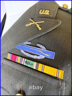 Wwii Us Army Officer Uniform Set Named 1942 Coat 2nd Infantry Division Patch