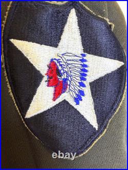 Wwii Us Army Officer Uniform Set Named 1942 Coat 2nd Infantry Division Patch