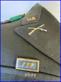 Wwii Us Army Officer Uniform Set Named 1942 Coat 2nd Infantry Division Patch