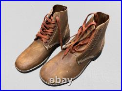 Wwii Us Army Roughouts Combat Field Service Shoes