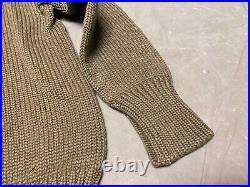 Wwii Us Army Winter Wool Knit Sweater -large 44r