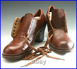 Wwii Wac Waac Anc Nurse Brown Shoes Never Issued! Us Army Uniform Incredible