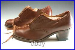 Wwii Wac Waac Anc Nurse Brown Shoes Never Issued! Us Army Uniform Incredible