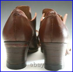 Wwii Wac Waac Anc Nurse Brown Shoes Never Issued! Us Army Uniform Incredible