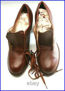 Wwii Wac Waac Anc Nurse Brown Shoes Never Issued! Us Army Uniform Incredible