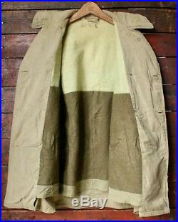 Wwii Ww2 Us Army Cotton Od Officers Mackinaw Jeep Coat Jacket Vtg Military Small