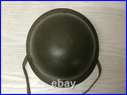 Y1612 Imperial Japan Army military iron helmet Japanese WW2 vintage