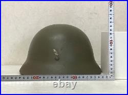 Y1612 Imperial Japan Army military iron helmet Japanese WW2 vintage