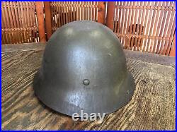 Y3393 Imperial Japan Army Iron Helmet military gear Japanese WW2 vintage
